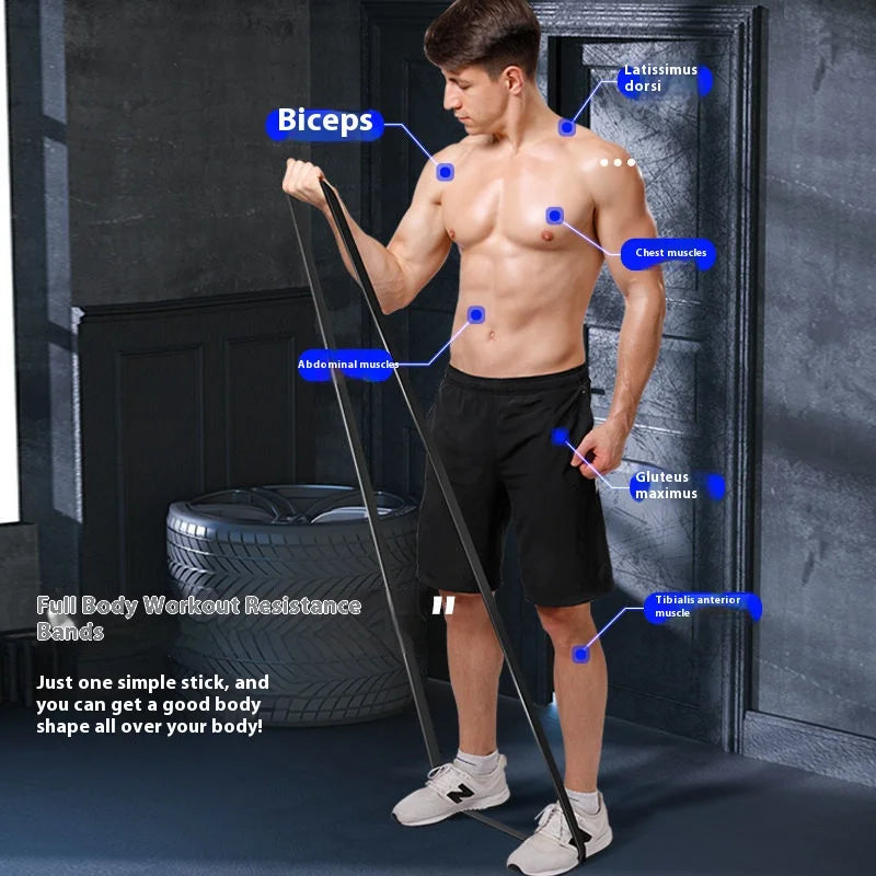 5~230lbs Handy Gym Resistance Bands Pull-up Elastic Band Yoga Extension Resistance Bands Set Agility Training Fitness Equipment